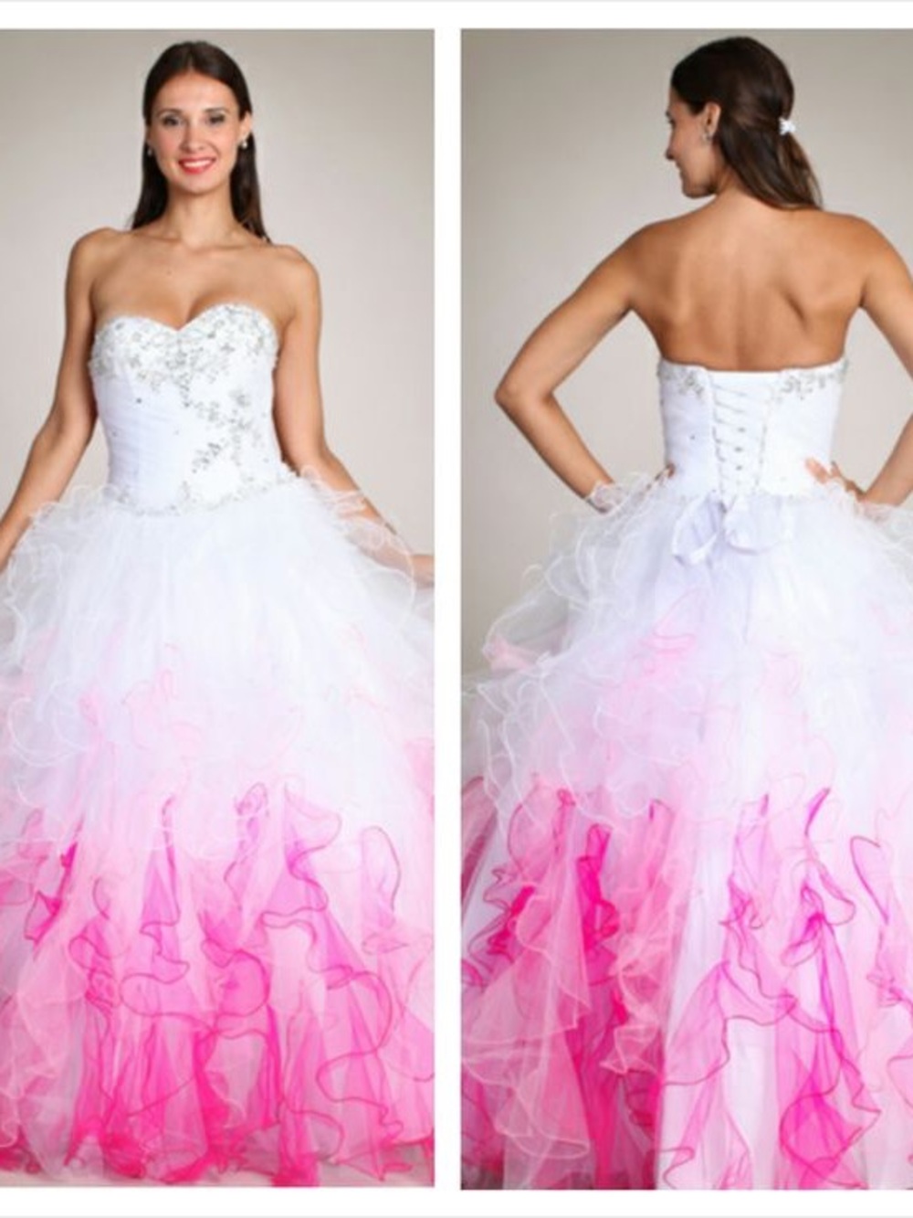NWT Fiesta TA 81003 by House of Wu Quinceañera Prom BallGown.